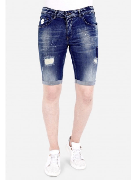 Local Fanatic Korte spijkerbroek stretch xxx LF-DNM-1015 large Local Fanatic Korte spijkerbroek stretch xxx LF-DNM-1015 large