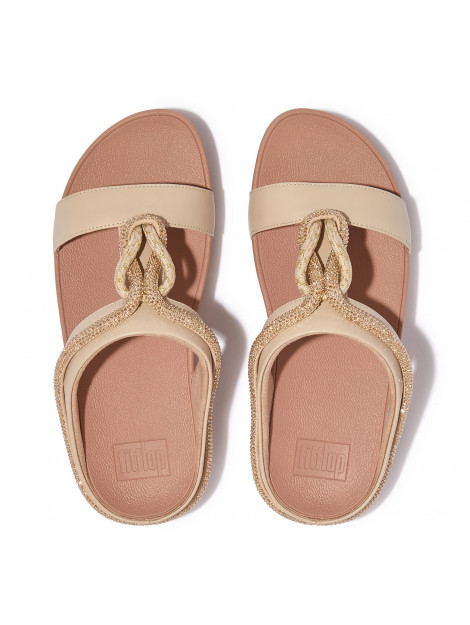 FitFlop Fino crystal-cord leather slides FQ4 large