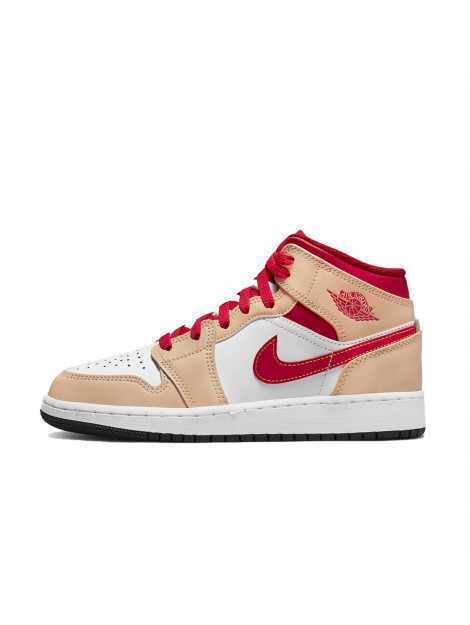 Nike Air jordan 1 mid light cardinal curry (gs) 554725-201 large