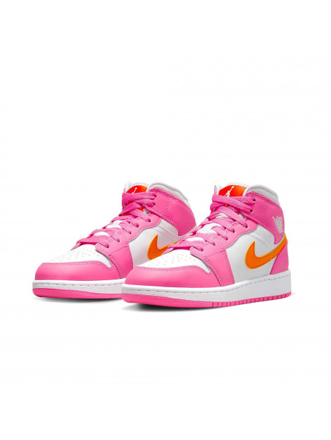 Nike Air jordan 1 mid pinksicle safety orange (gs) DX3240-681 large