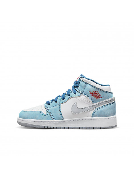 Nike Air jordan 1 mid se french blue light steel (gs) DR6235-401 large