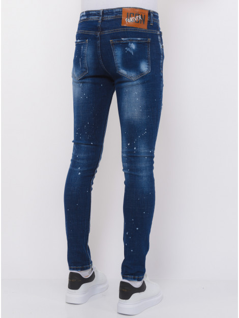 Local Fanatic Stretch denim h paint splash slim fit LF-SHRT-1074 large