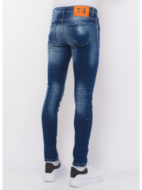 Local Fanatic Designer jeans h paint splatter slim fit LF-DNM-1072 large