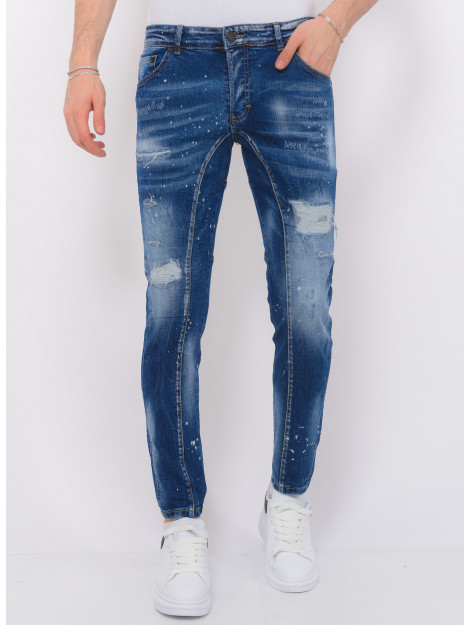 Local Fanatic Destroyed jeans stonewashed slim fit LF-DNM-1083 large