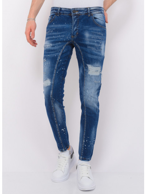 Local Fanatic Destroyed jeans stonewashed slim fit LF-DNM-1083 large
