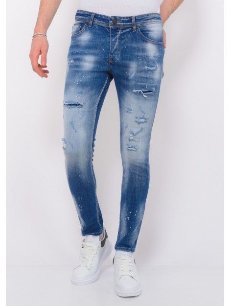 Local Fanatic Ripped stonewashed jeans slim fit LF-DNM-1073 large