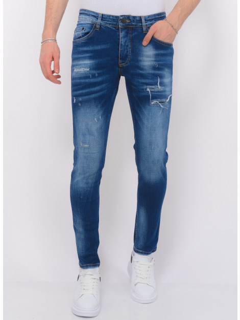 Local Fanatic Blue ripped jeans slim fit LF-DNM-1081 large