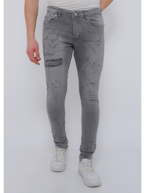 True Rise Broek met gaten slim fit dc D&C-055 large