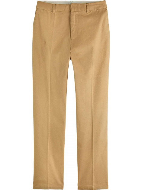 Scotch & Soda Abott mid rise tapered chino in o sand 167604-0137 large
