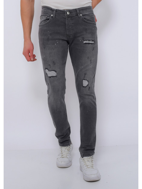True Rise Slim fit jeans met scheuren dc D&C-041 large