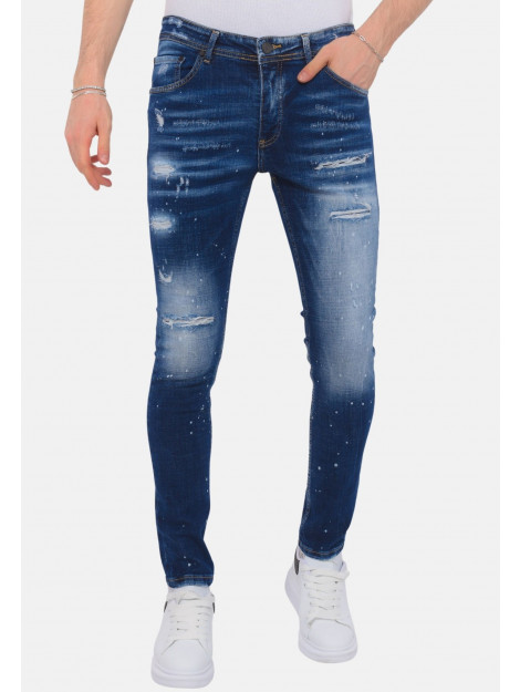 Local Fanatic Stretch denim h paint splash slim fit LF-SHRT-1074 large