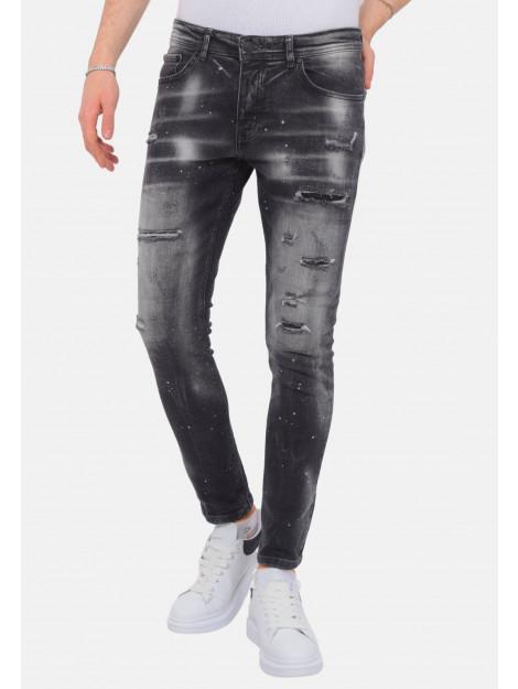 Local Fanatic Distressed jeans stonewash slim fit LF-DNM-1087 large