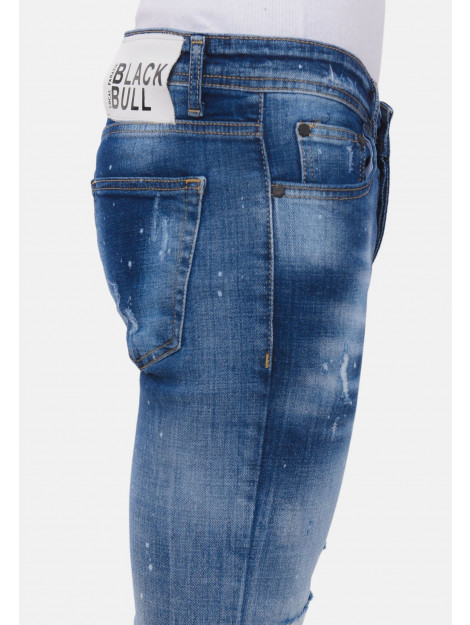 Local Fanatic Paint splatter stonewashed jeans mens slim fit LF-DNM-1079 large