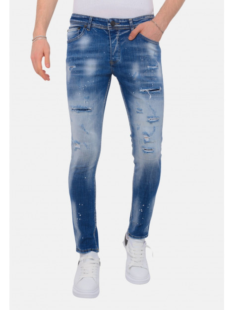 Local Fanatic Ripped stonewashed jeans slim fit LF-DNM-1073 large