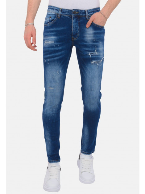 Local Fanatic Blue ripped jeans slim fit LF-DNM-1081 large