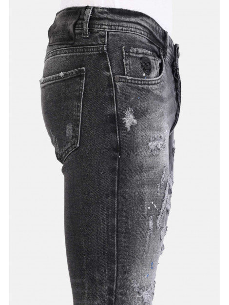 Local Fanatic Jeans met verfspatten 1061 LF-DNM-1061 large Local Fanatic Jeans met verfspatten 1061 LF-DNM-1061 large