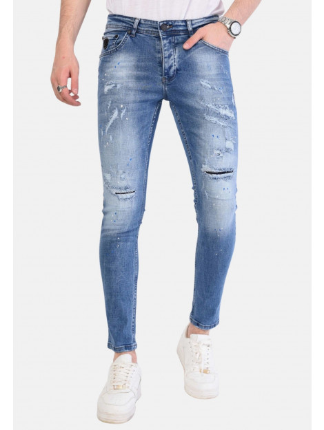 Local Fanatic Licht jeans met gaten 1059 LF-DNM-1059 large Local Fanatic Licht jeans met gaten 1059 LF-DNM-1059 large