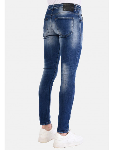 Local Fanatic Slim fit jeans met verfspatten stretch 1057 LF-DNM-1057 large Local Fanatic Slim fit jeans met verfspatten stretch 1057 LF-DNM-1057 large