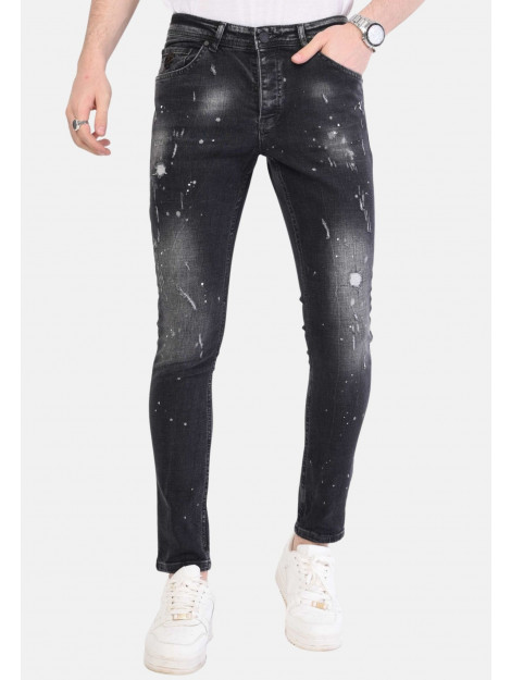 Local Fanatic Slim fit jeans met scheuren 1056 LF-DNM-1056 large Local Fanatic Slim fit jeans met scheuren 1056 LF-DNM-1056 large