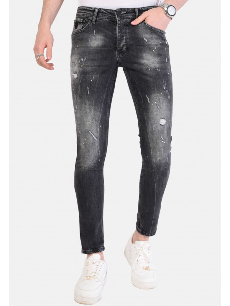 Local Fanatic Slim fit jeans met gaten 1055 LF-DNM-1055 large Local Fanatic Slim fit jeans met gaten 1055 LF-DNM-1055 large