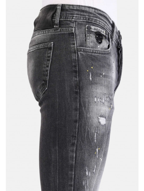 Local Fanatic Slim fit jeans met gaten 1055 LF-DNM-1055 large Local Fanatic Slim fit jeans met gaten 1055 LF-DNM-1055 large