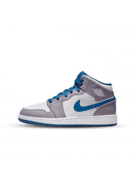 Nike Air jordan 1 mid true blue cement (gs) DQ8423-014 large