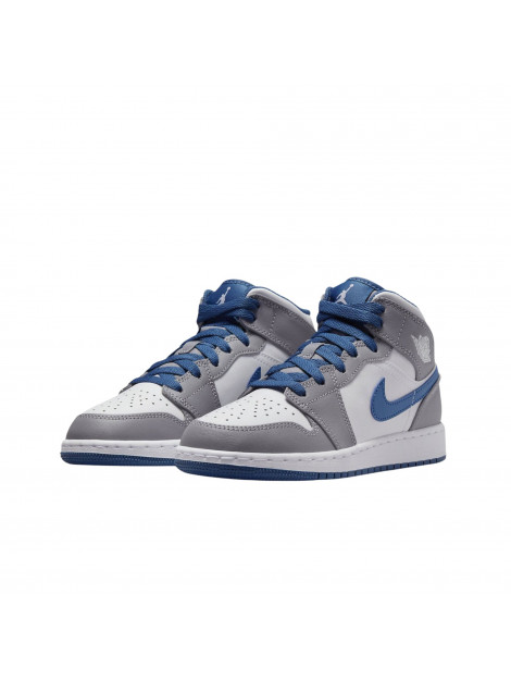 Nike Air jordan 1 mid true blue cement (gs) DQ8423-014 large