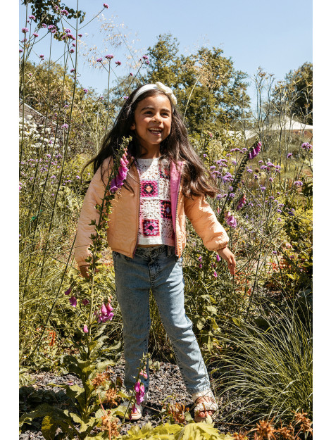 Looxs Revolution Gehaakte spencer voor meisjes in de kleur 2311-7022C-011 large