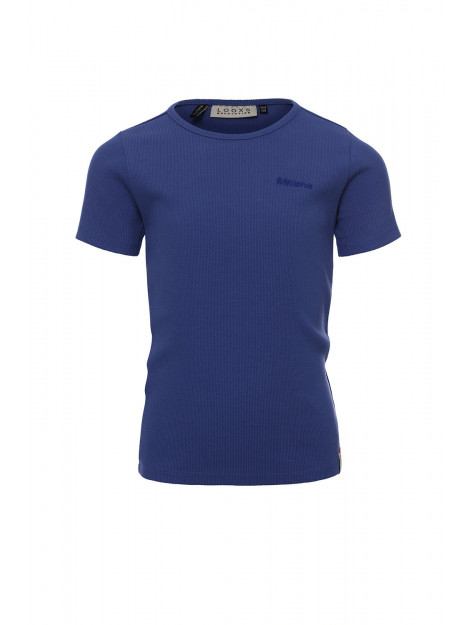 Looxs Revolution Top rib jersey violet blue voor meisjes in de kleur 2311-5416-177 large