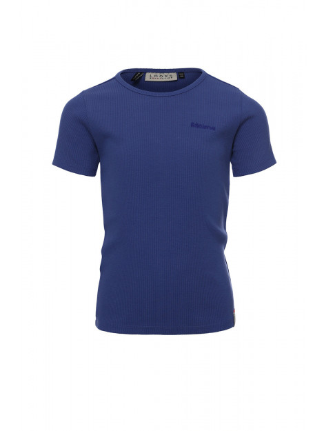 Looxs Revolution Top rib jersey violet blue voor meisjes in de kleur 2311-5416-177 large Looxs Revolution Top rib jersey violet blue voor meisjes in de kleur 2311-5416-177 large