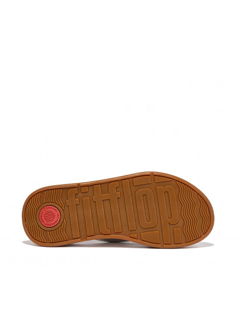FitFlop F-mode leather/cork flatform toe-post sandals FT7 large