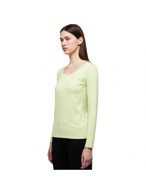 WB Comfy dames shirt lange mouw ronde hals 2203 - W - BLS - L.Green large