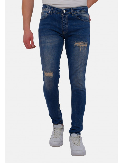 True Rise Ripped jeans slim fit strech dc D&C-046 large True Rise Ripped jeans slim fit strech dc D&C-046 large