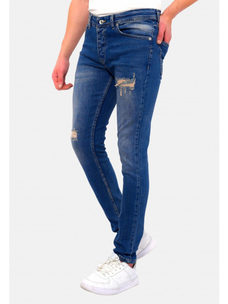 True Rise Ripped jeans slim fit strech dc D&C-046 large True Rise Ripped jeans slim fit strech dc D&C-046 large