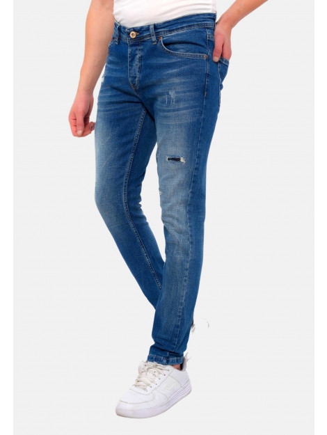 True Rise Jeans slim fit met gaten dc D&C-036 large True Rise Jeans slim fit met gaten dc D&C-036 large