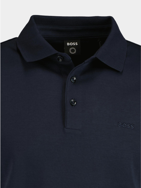 Hugo Boss Boss men business (black) polo lange mouw polo pado navy 30 10241542 01 50468392/404 167019 large