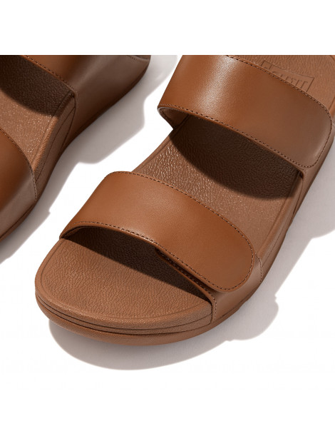 FitFlop Lulu adjustable leather slides FV6 large