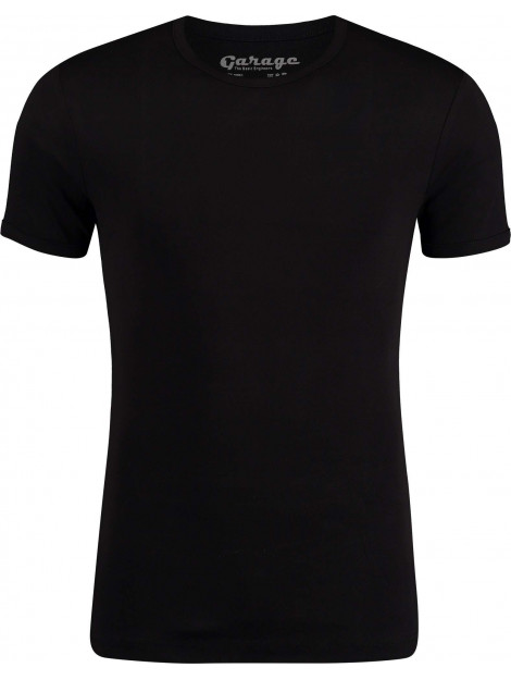 Garage Basis t-shirt ronde hals semi bodyfit zwart 301-200 large
