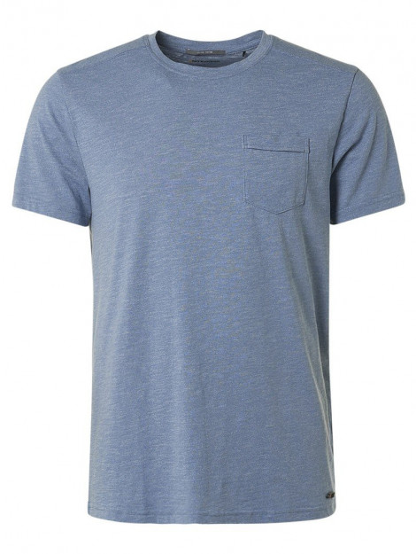 No Excess No excess t-shirt crewneck 2 coloured melange washed blue (15340214 137)n No Excess T-Shirt Crewneck 2 Coloured Melange Washed Blue (15340214 - 137)N large