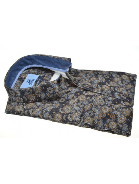 Culture Overhemd modern fit print bloemen (514078 38) Culture Overhemd Modern Fit Print Bloemen Navy (514078 - 38) large