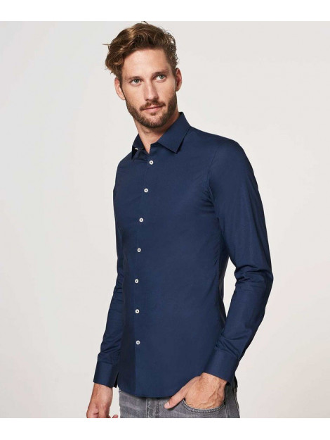Profuomo Overhemd super slim fit stretch (pp0h0a103)n Profuomo Overhemd Super Slim Fit Stretch Navy (PP0H0A103)N large