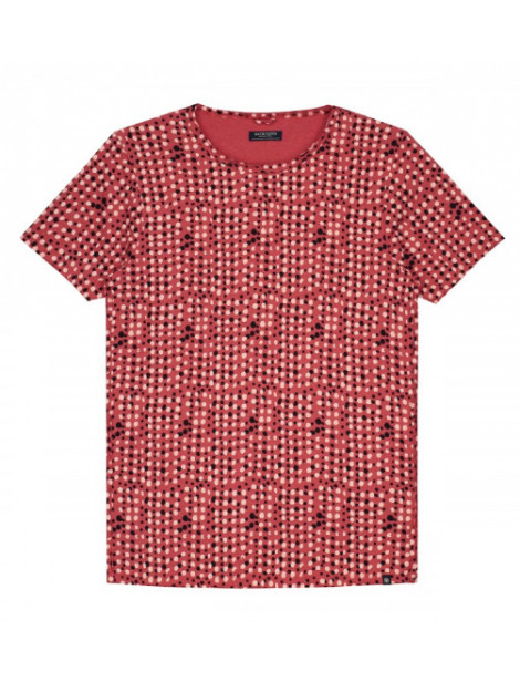Dstrezzed T-shirt print coral (202375 428) Dstrezzed T-shirt Print Coral Rood (202375 - 428) large