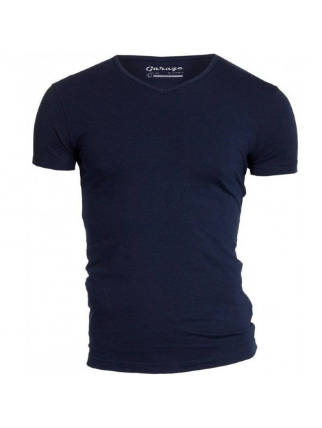Garage T-shirt 1-pack body fit v-hals (0202n) Garage T-shirt 1-pack Body Fit V-hals Navy (0202N) large