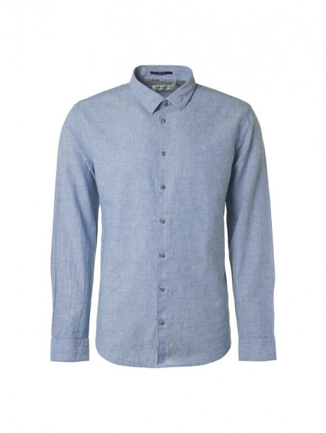 No Excess No excess shirt 2 colour melange with linen (19470215-030) No Excess Shirt 2 Colour Melange With Linen (19470215-030) large