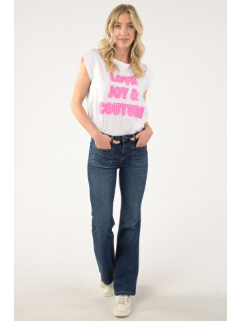 Co'Couture T-shirt korte mouw wit large