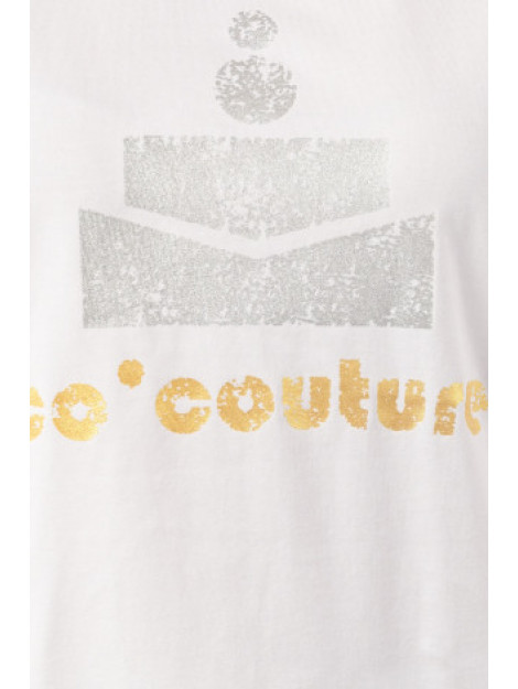 Co'Couture T-shirt korte mouw wit large