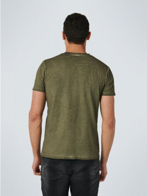 No Excess No excess t-shirt crewneck slub cold dyed basil (15320332sn 195) No Excess T-Shirt Crewneck Slub Cold Dyed Basil (15320332SN - 195) large