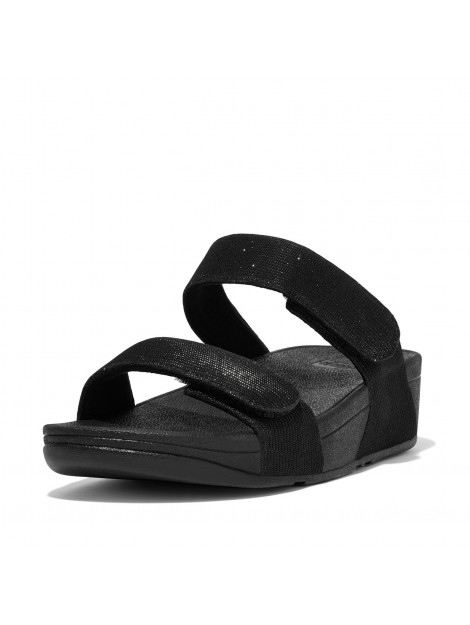 FitFlop Lulu adjustable shimmerlux slides FZ9 large