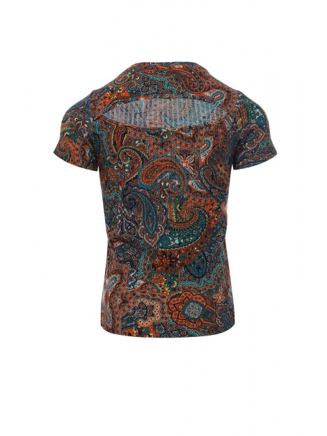 Looxs Revolution T-shirt ribjersey summer paisley voor meisjes in de kleur 2312-5462-990 large