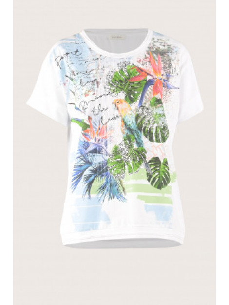 Sani Blu T-shirt korte mouw wit large